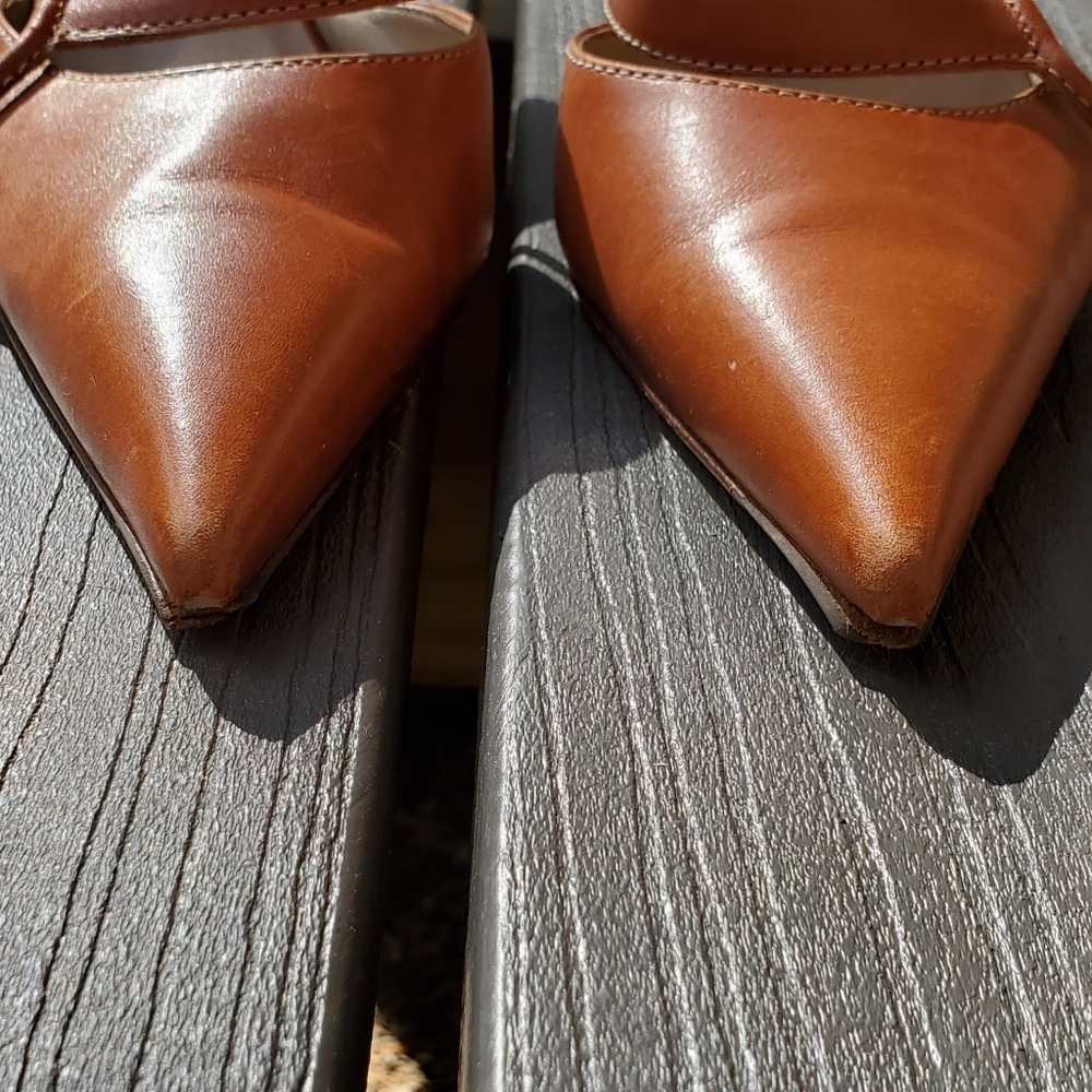 Sergio Rossi beautiful caramel brown heels - Picture 7 of 8